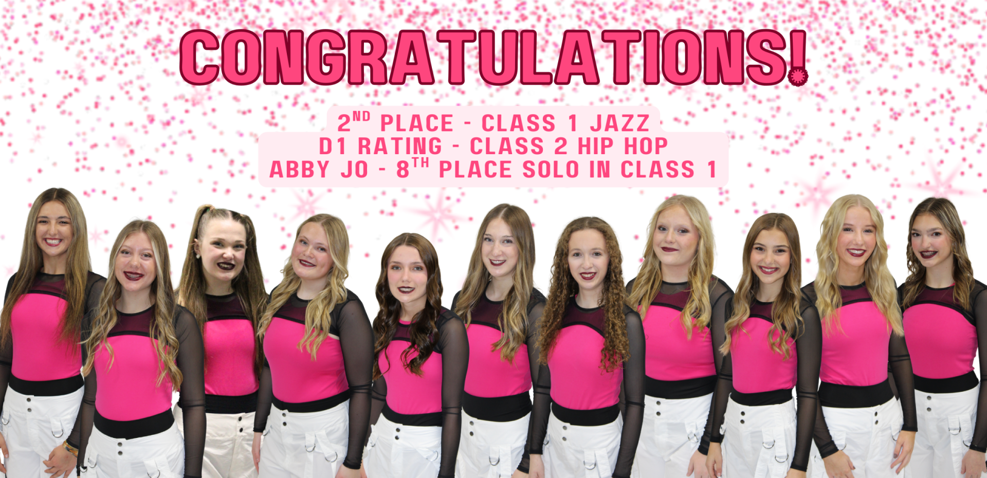 State Dance Congratulations