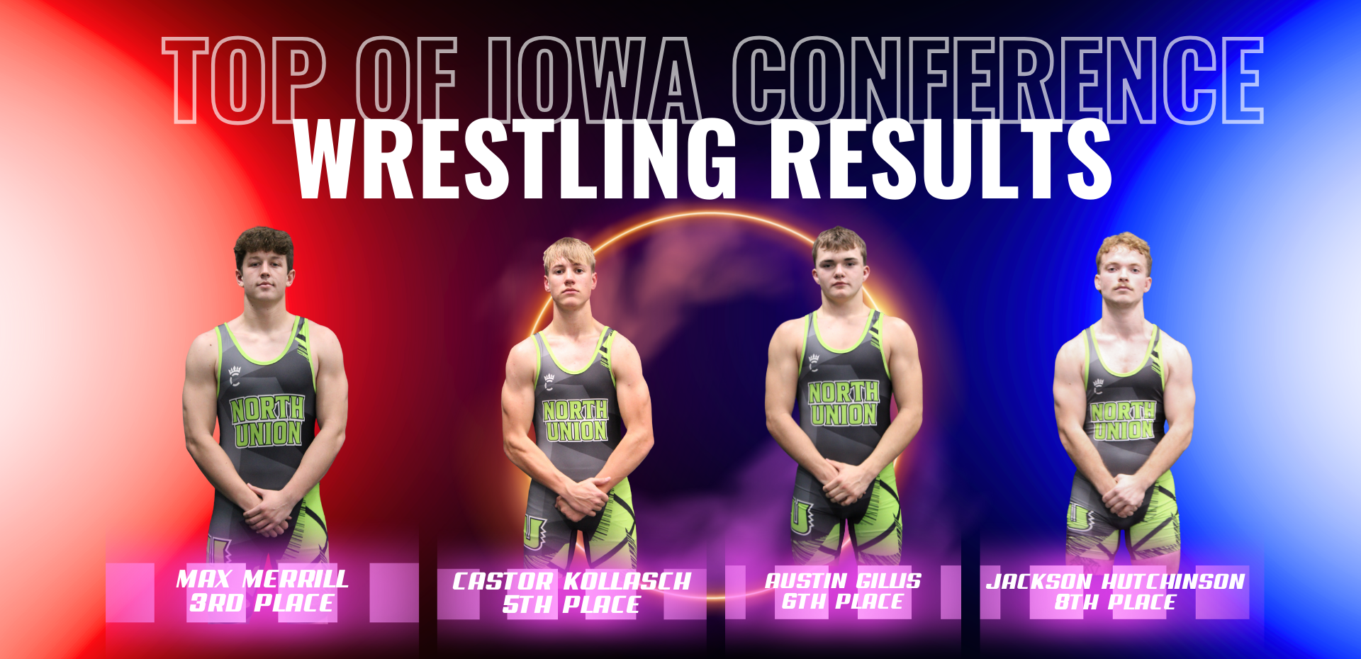 Red And Blue Gradient Wrestling Match Instagram Post (1)