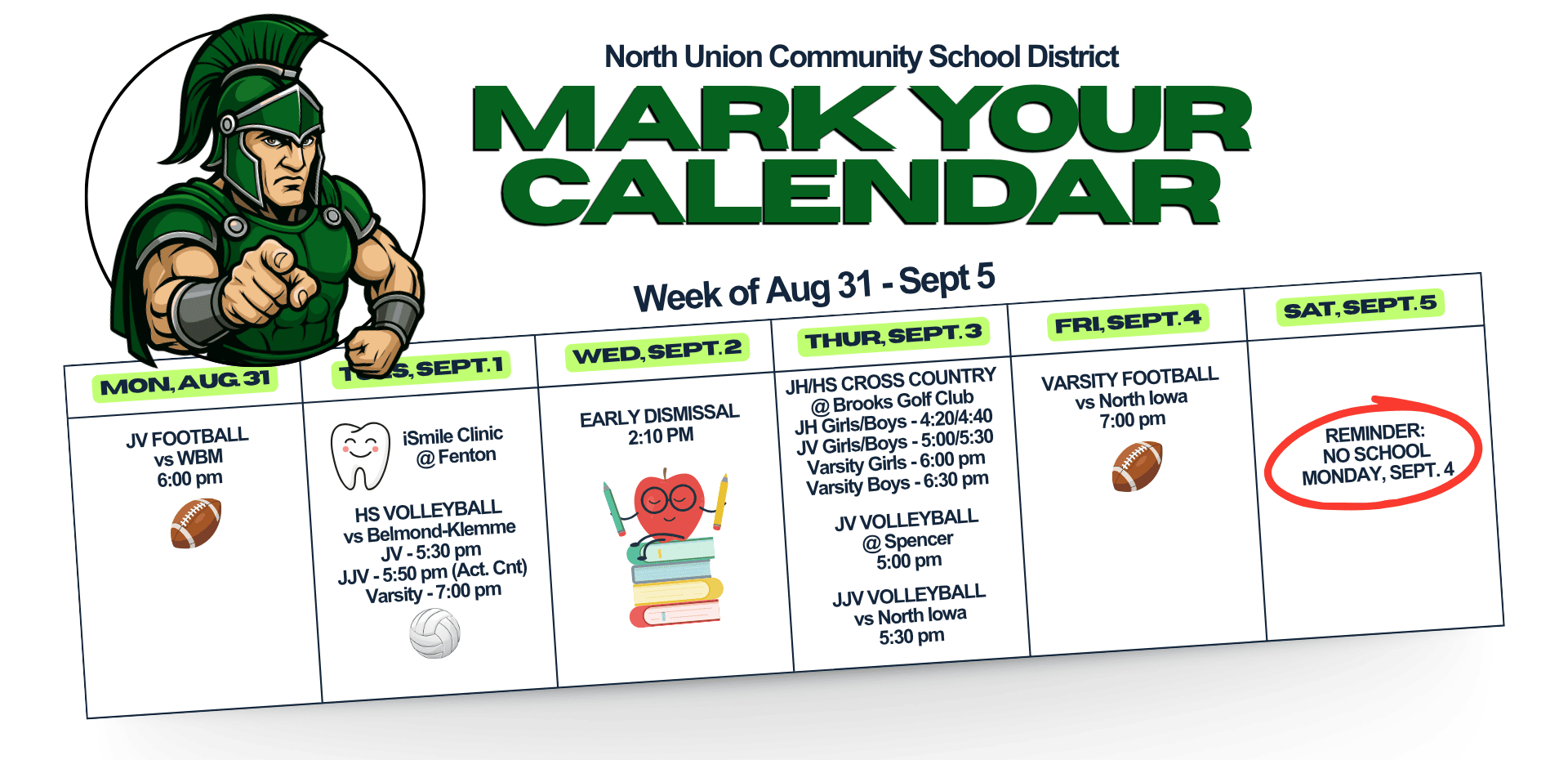 Mark your calendar - Website weekly (3)
